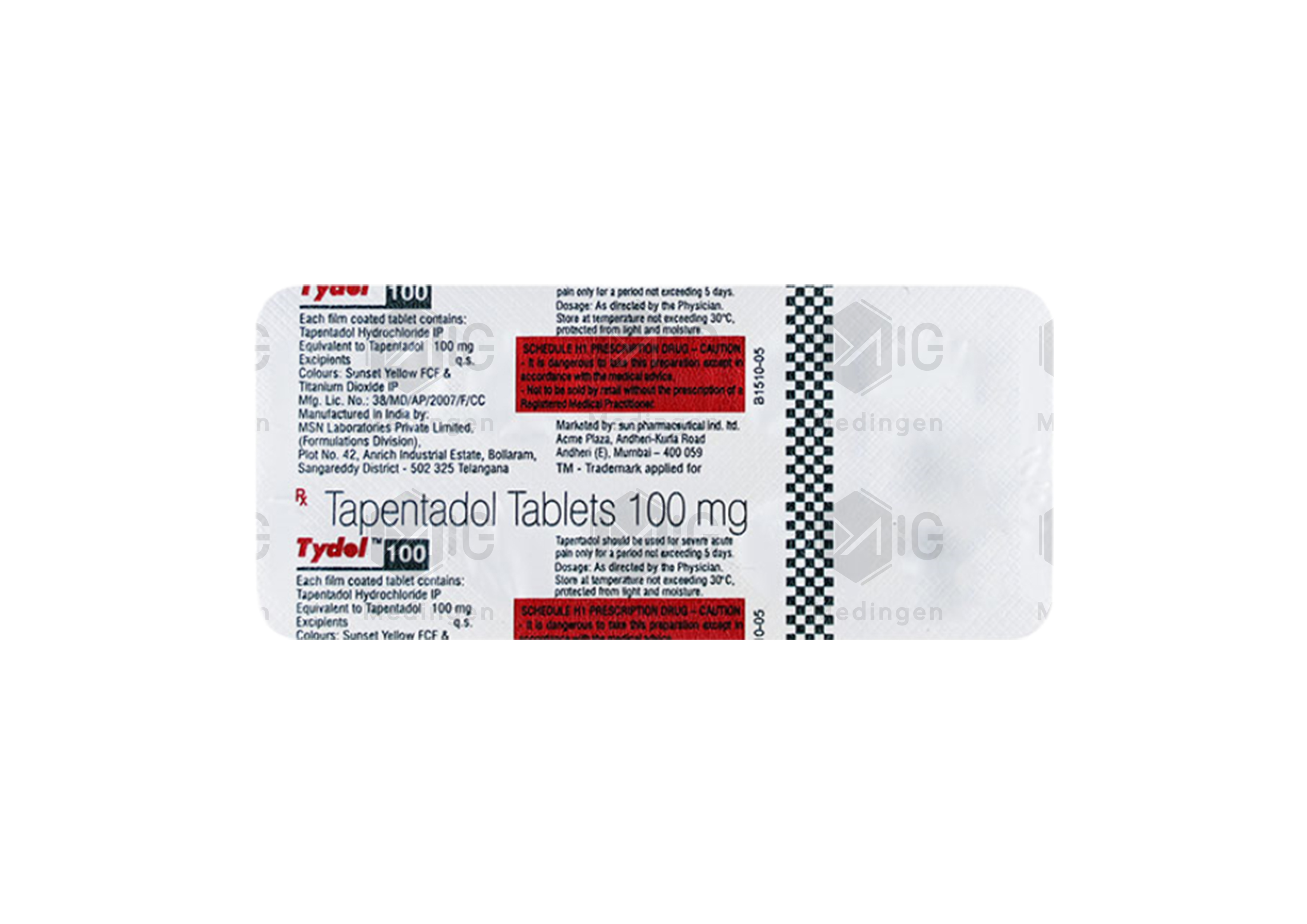 TYDOL 100MG